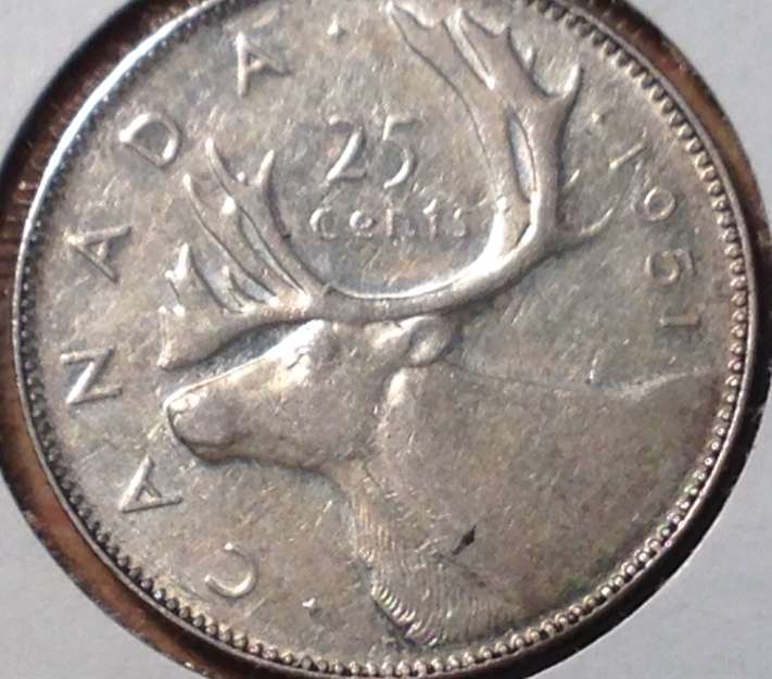 1951-Canadian-Quarter-----Low-Or-High-Relief?