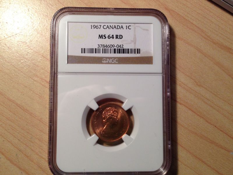 1967-Cent---NGC-Graded-MS-64RD---Thoughts?