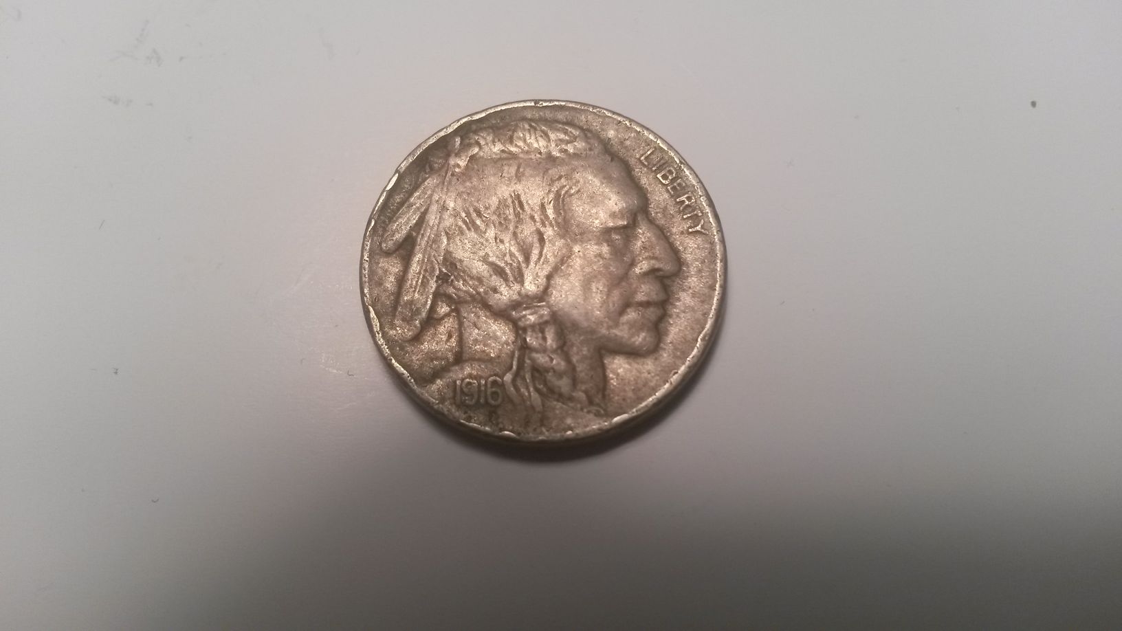 1916-Buffalo-Nickel,-3RD-Attempt-To-Grade.