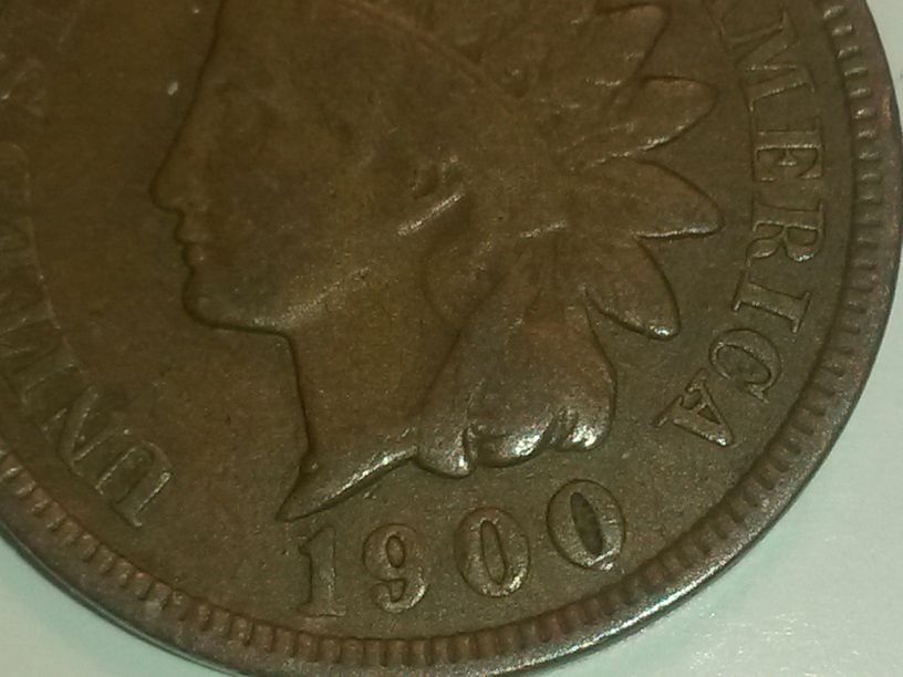 1900-Indian-Head-Cent,-Trying-To-Grade