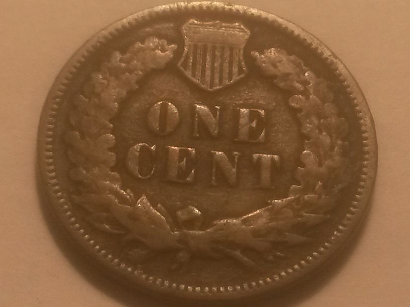 1888-Indian-Head-Cent-Heavily-Worn,-Trying-To-Grade