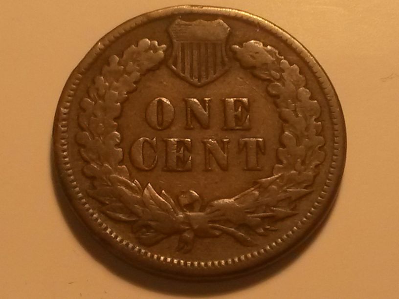 1897-Indian-Head-Cent-Heavily-Worn,-Trying-To-Grade