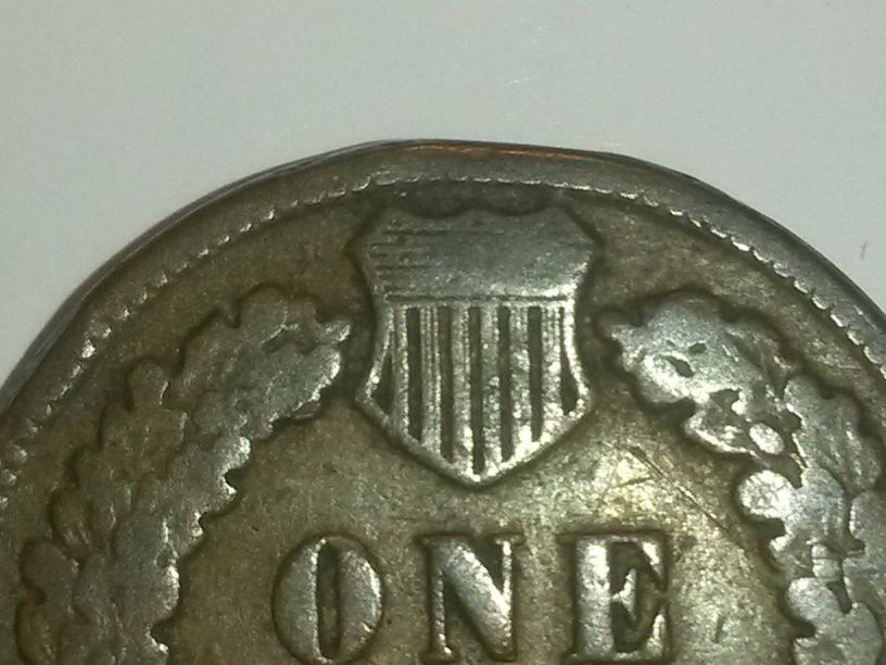 1897-Indian-Head-Cent-Heavily-Worn,-Trying-To-Grade