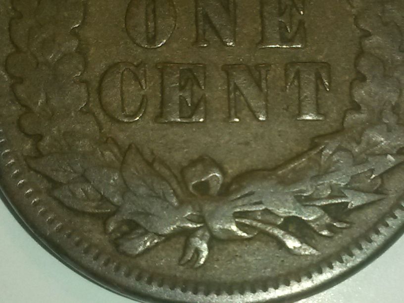 1897-Indian-Head-Cent-Heavily-Worn,-Trying-To-Grade