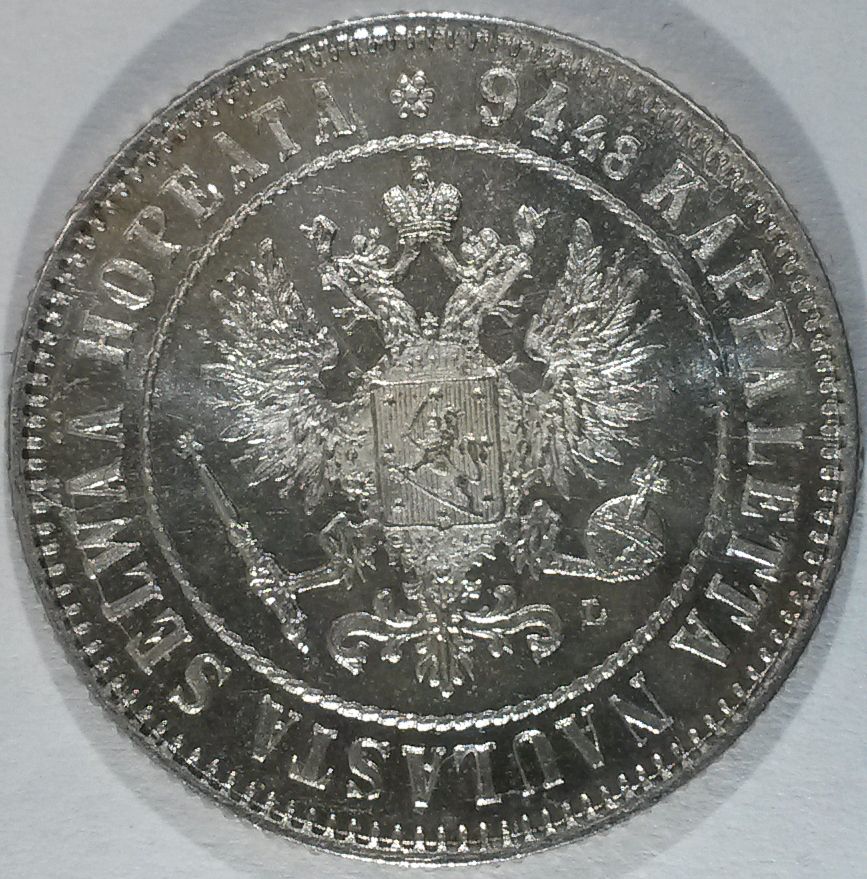 1892-And-1908-Finnish-Markka