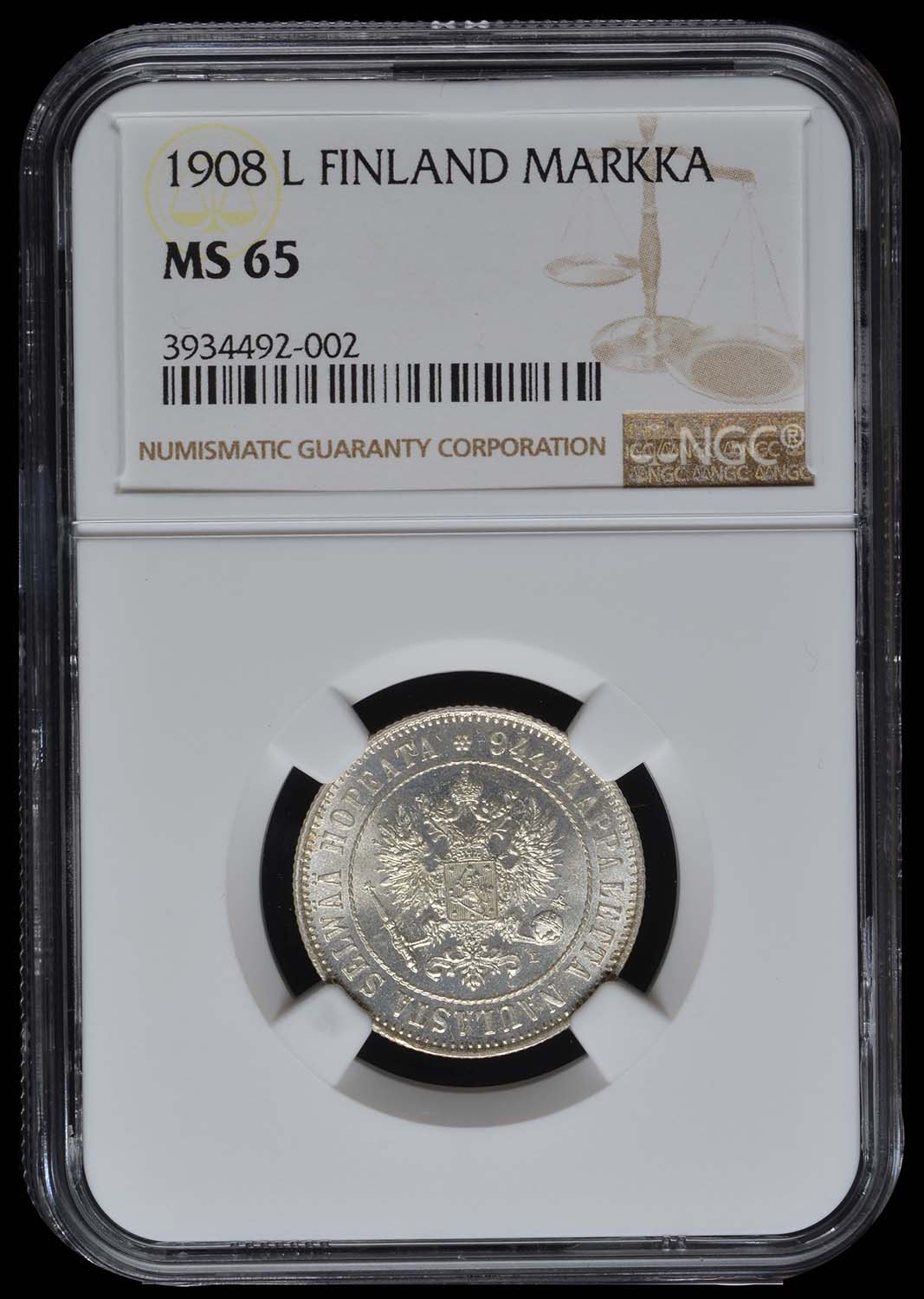 1892-And-1908-Finnish-Markka