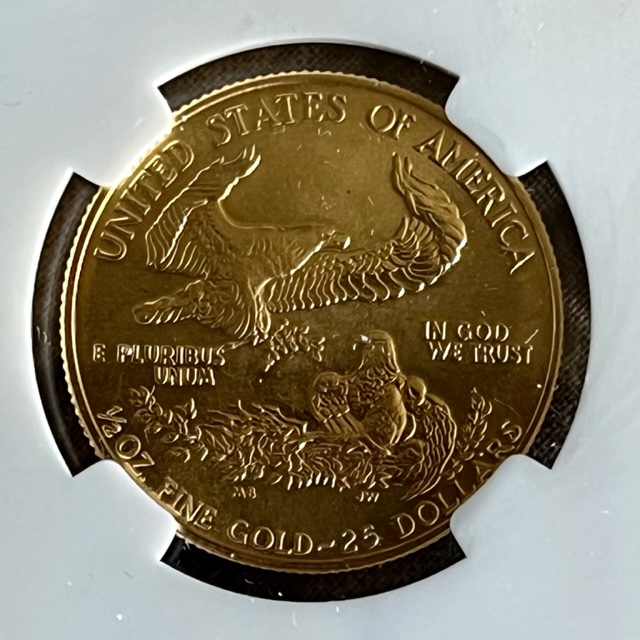 1987-$25-Gold-Eagle,-NGC-Graded-MS-69