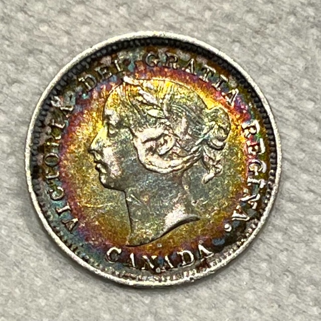 1886-Canada-Five-Cents
