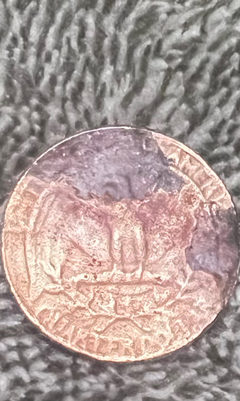 1966-Quarter-With-Missing-Clad-On-Both-Sides