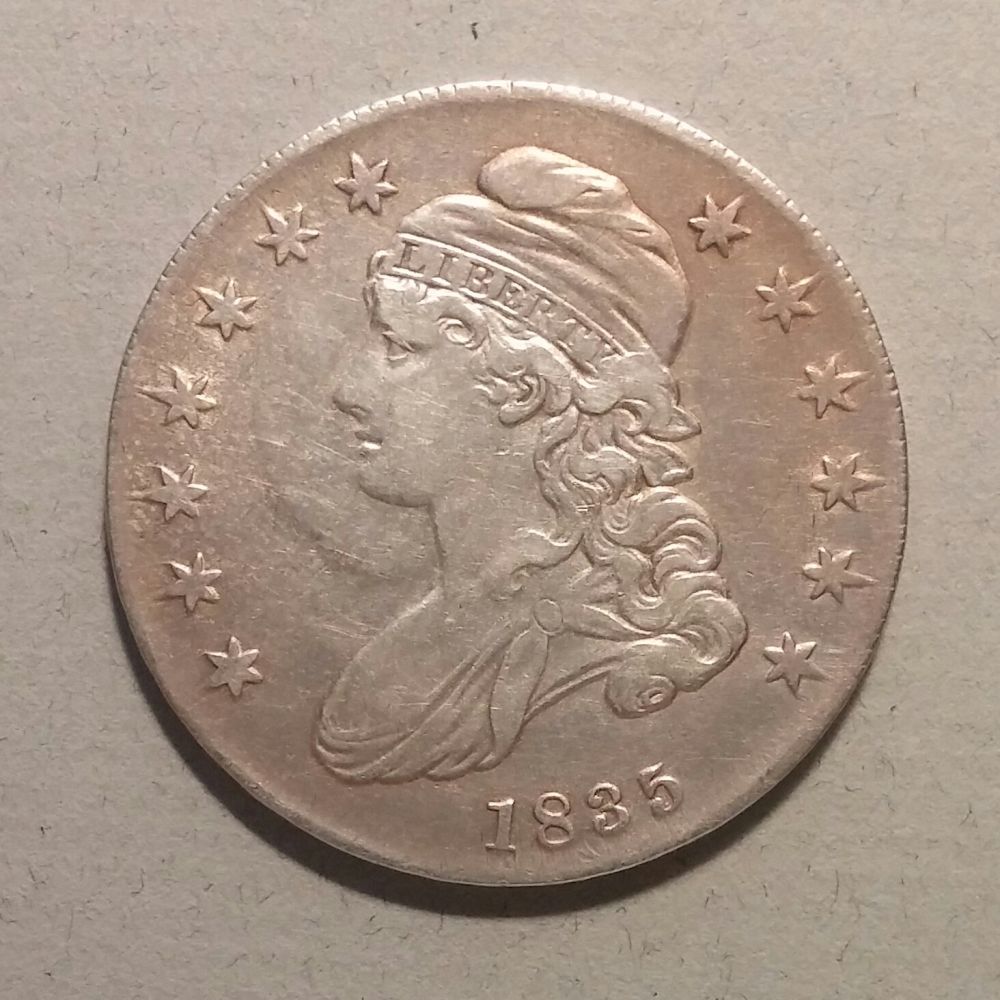 1835-Capped-Bust-Half-Die-Clash?