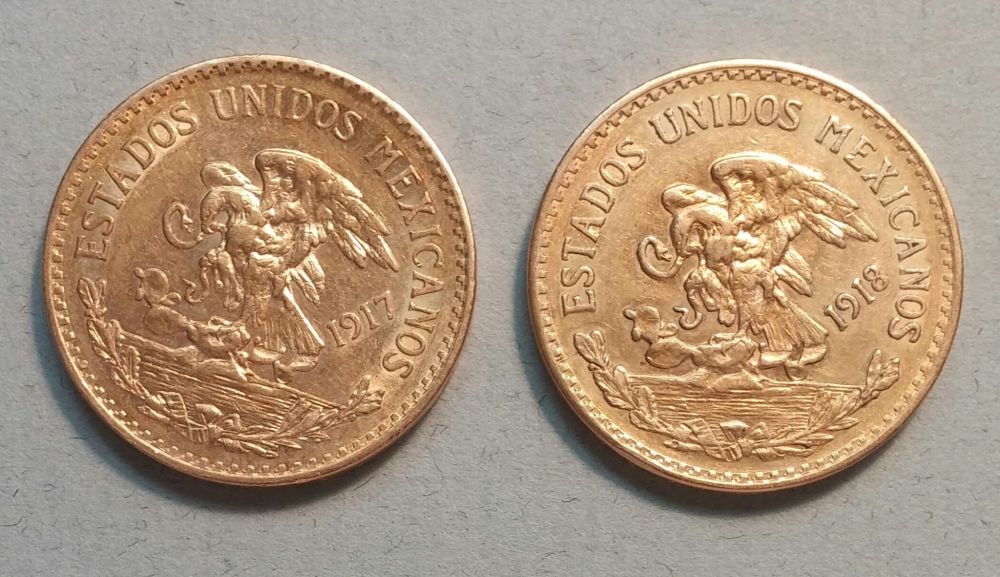 Complete-Date-Set-Mexican-20-Peso-Old