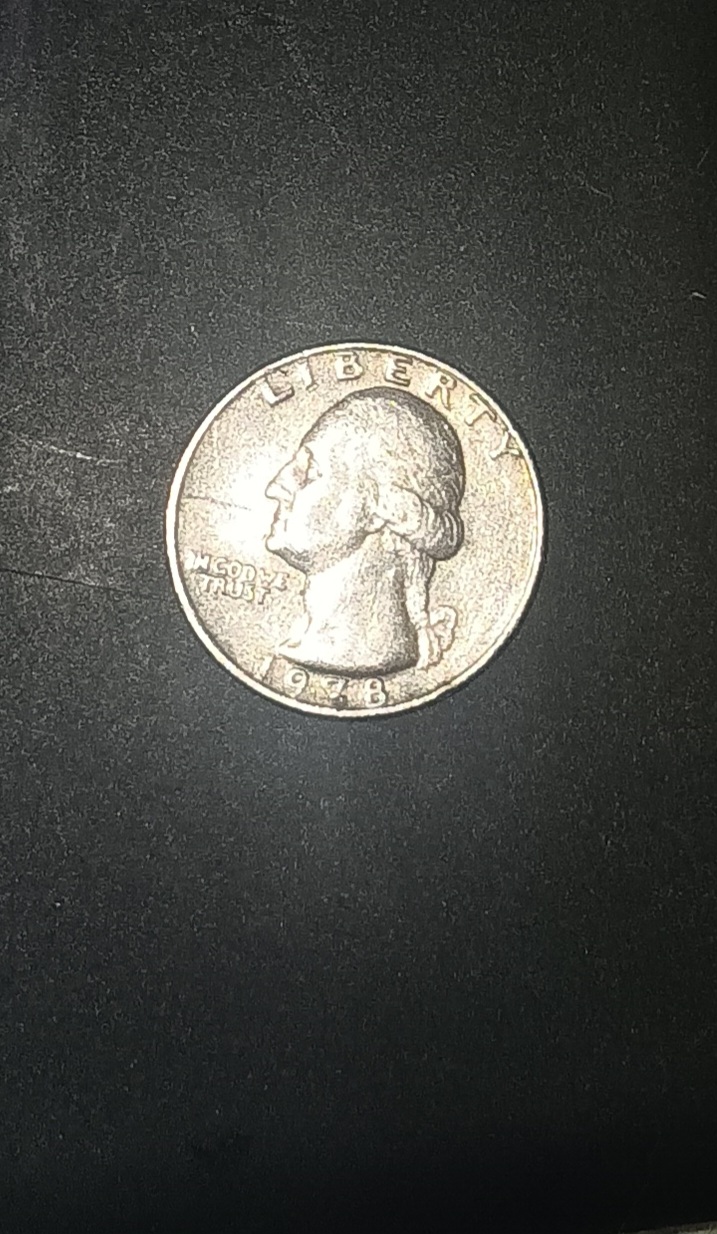 1978-US-Quarter-With-Mint-Error-Struck-With-D-On-Top-Of-The-Year