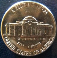 1972-Jefferson-Nickel-With-Lettering-Imprinted-Into-Rim