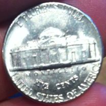 1972-Jefferson-Nickel-With-Lettering-Imprinted-Into-Rim