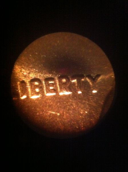 1960-D-Nice-Big-Blob-Of-Copper-Between-The-2-Legs-In-R
