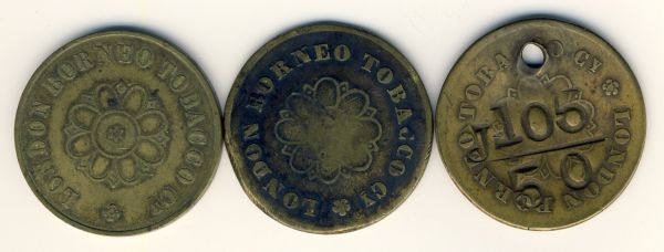 Plantation-Tokens-Of-British-North-Borneo