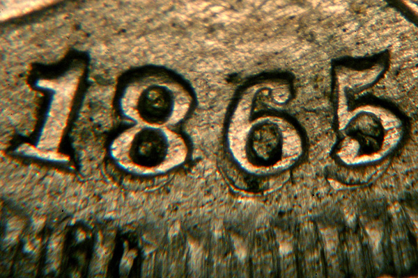 1865/1865-3c-Nice-Grade!