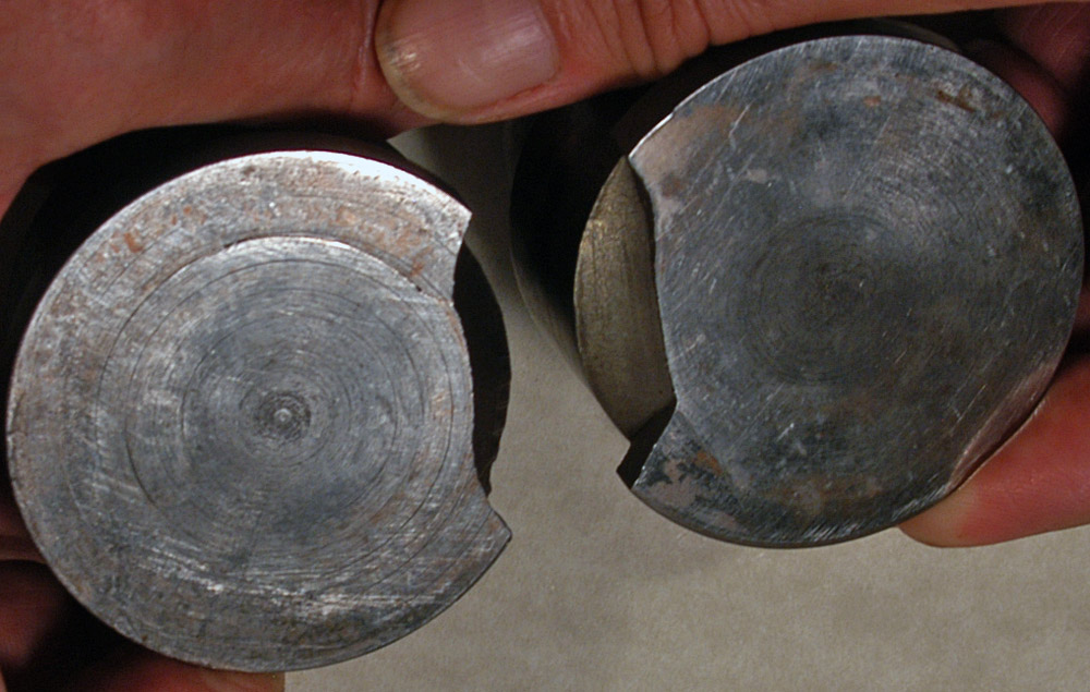 Set-Of-St.gaudens-1oz-Ag-Dies-With-Broken-Bases-Dissected