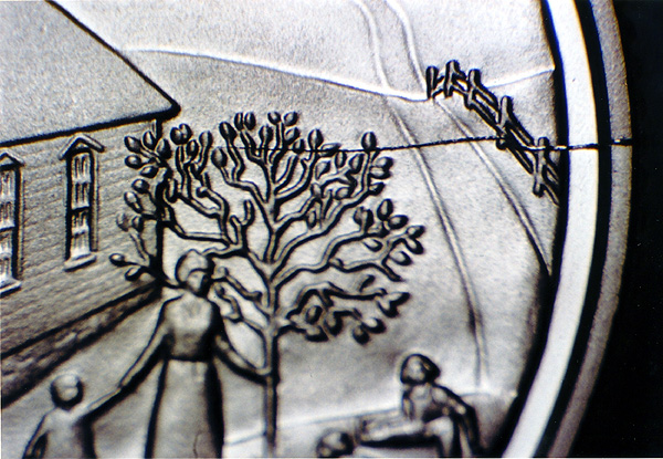 1890-1990-Eisenhower-Centennial-Proof-Die-Crack-?