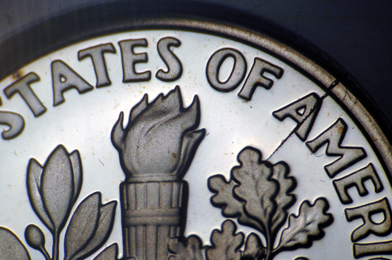 1890-1990-Eisenhower-Centennial-Proof-Die-Crack-?