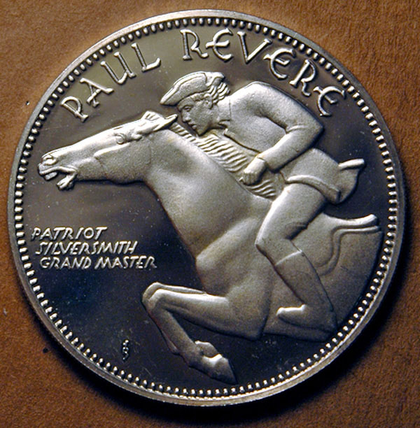 Felix-Schlag-Paul-Revere-Medal-W/Doubled-Die