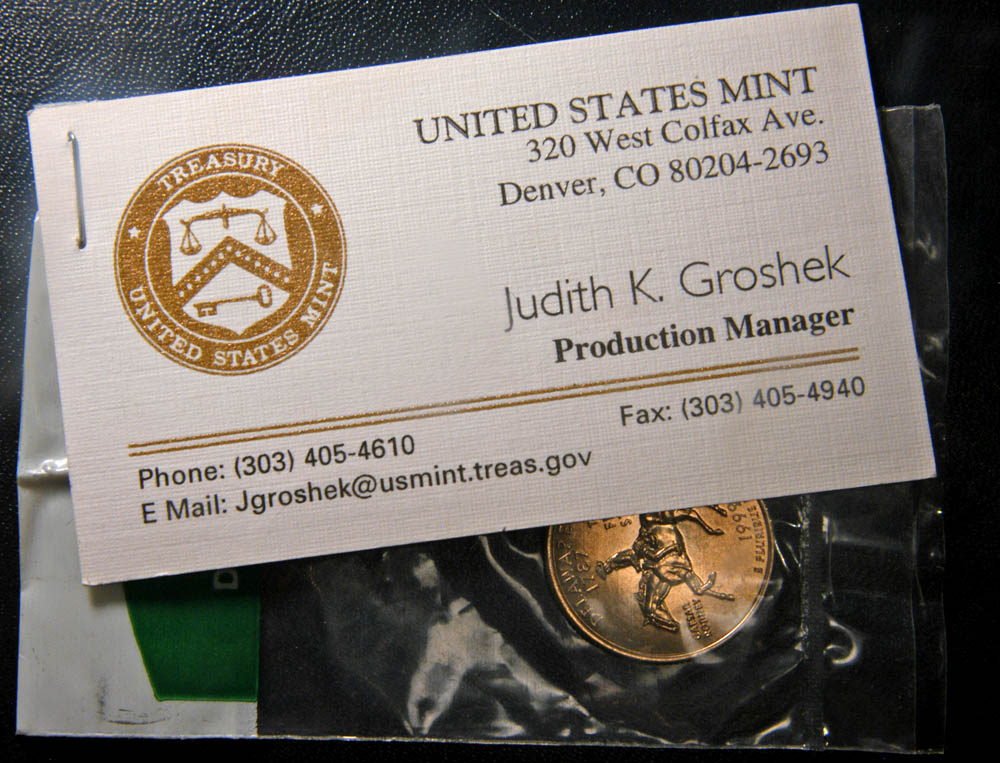 Talking-VEDS!-1999-D-25c-From-Denver-Mint-Production-Manager