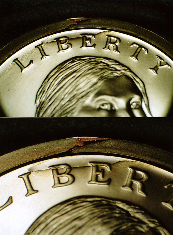 2000-S-Proof-Sac-Dollar-Struck-On-Defective-Planchet