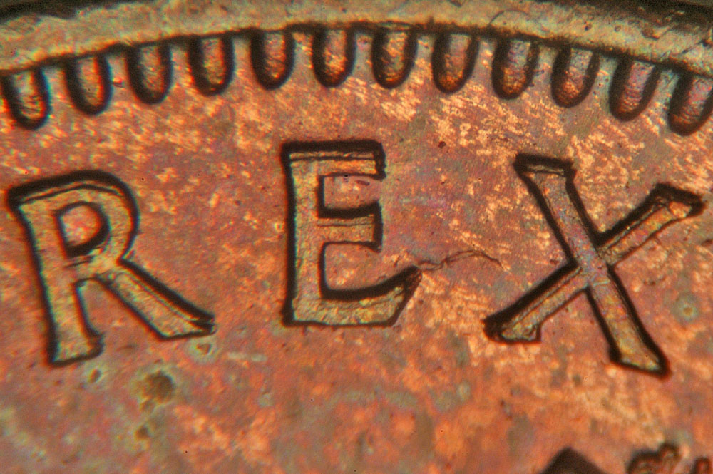 Canadian-1951-Doubled-Die-Obverse-Cent-Vcr#1/Ddo#1