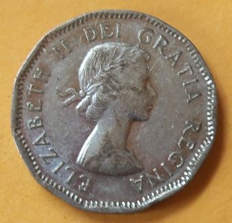 1953-Canada-Nickel-Shoulder-Fold-Or-Non-Shoulder-Fold
