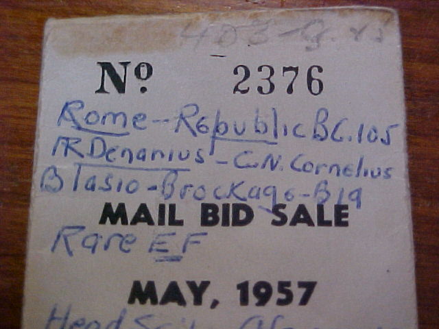 Roman-Republic-Brockage-Denarius-Cornelia