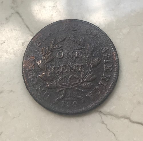 1802-Large-Cent---Rusty-Dies-Or-Environmental-Damage