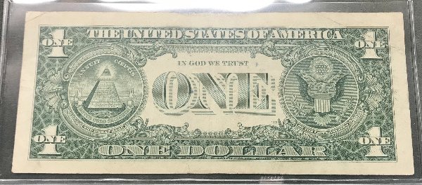 Series-1957-$1-Note---Blue-Ink-Error?