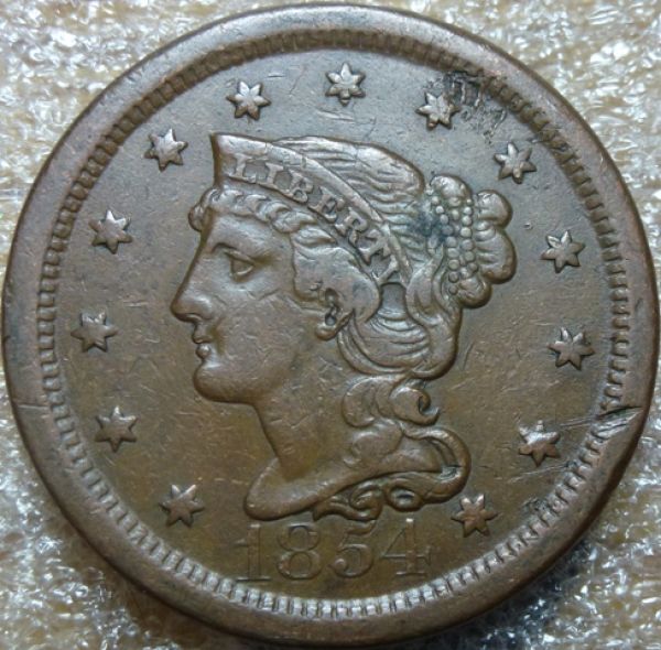 1854-Large-Cent