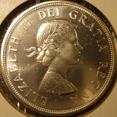 1964-Dollar-Struck-Through-Debris/Thread