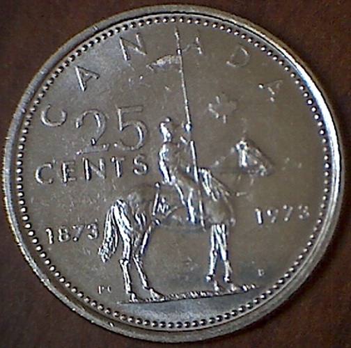 1973-25c-RCMP-Large-Bust-Circulated---Grade-Opinion-Please?
