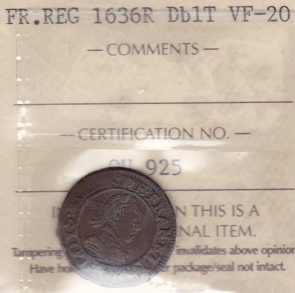 'new'-France-Double-Tournois---1616-And-Not-1636?