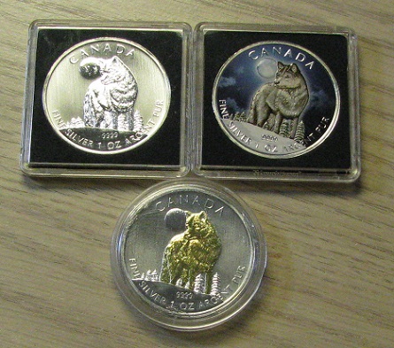 2011-Colorized-Wolf-Silver-Coin---Want-To-View-In-Person