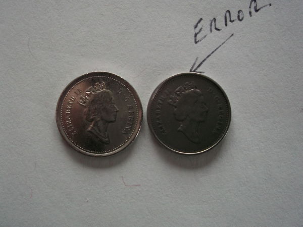 1998-Canada-10-Cent-On-A-Foreign-Planchet