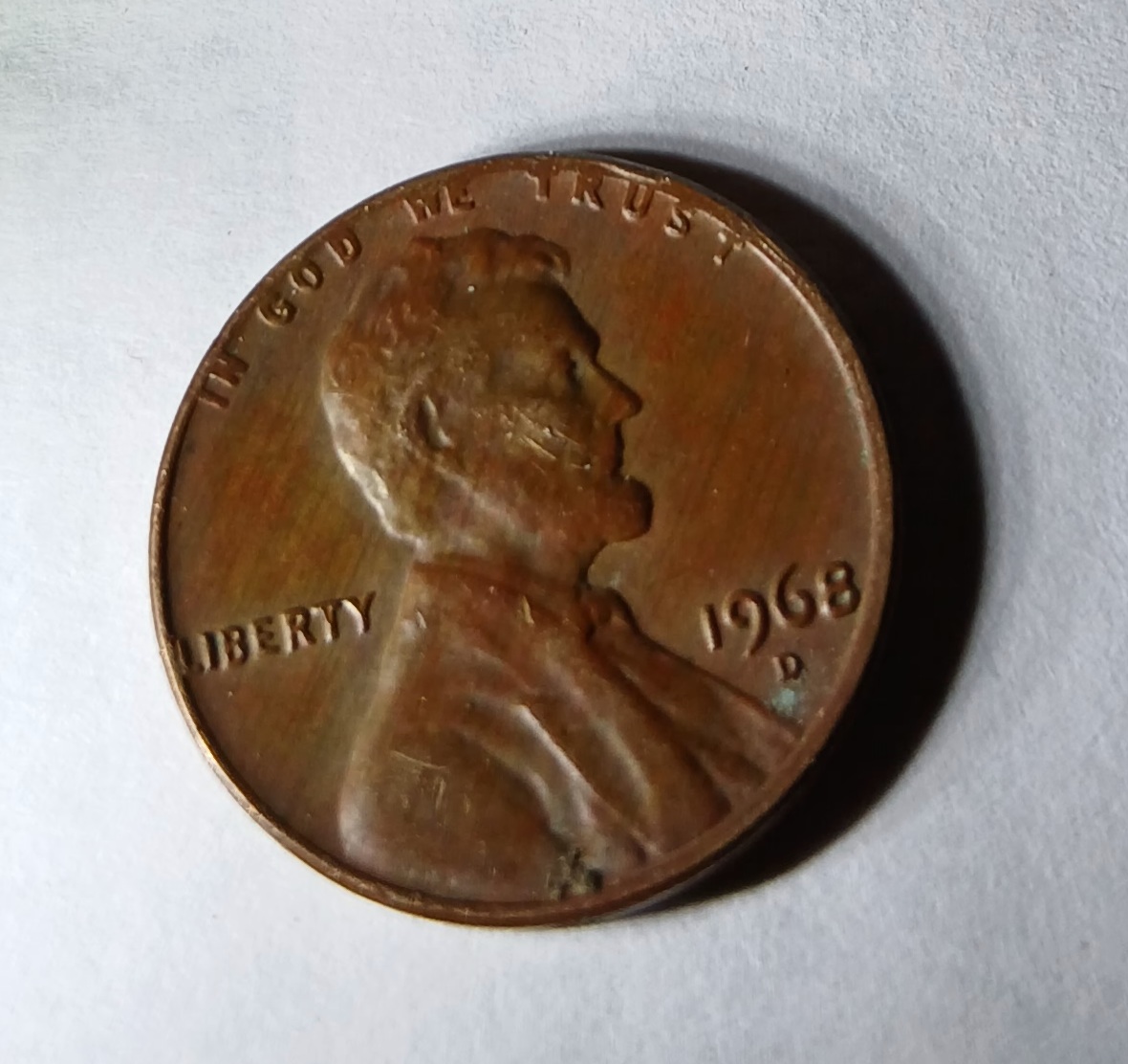 1968-D-Lincoln-Memorial-Cent,--Is-This-A-Red-Woody?