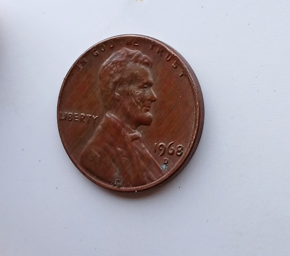 1968-D-Lincoln-Memorial-Cent,--Is-This-A-Red-Woody?