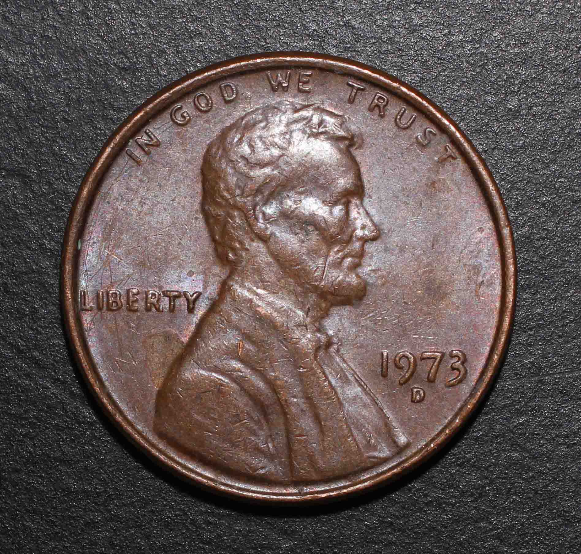 1973-Lincoln-Penny-Reverse-With-Grease-On-The-Die-Or-Die-Damage?