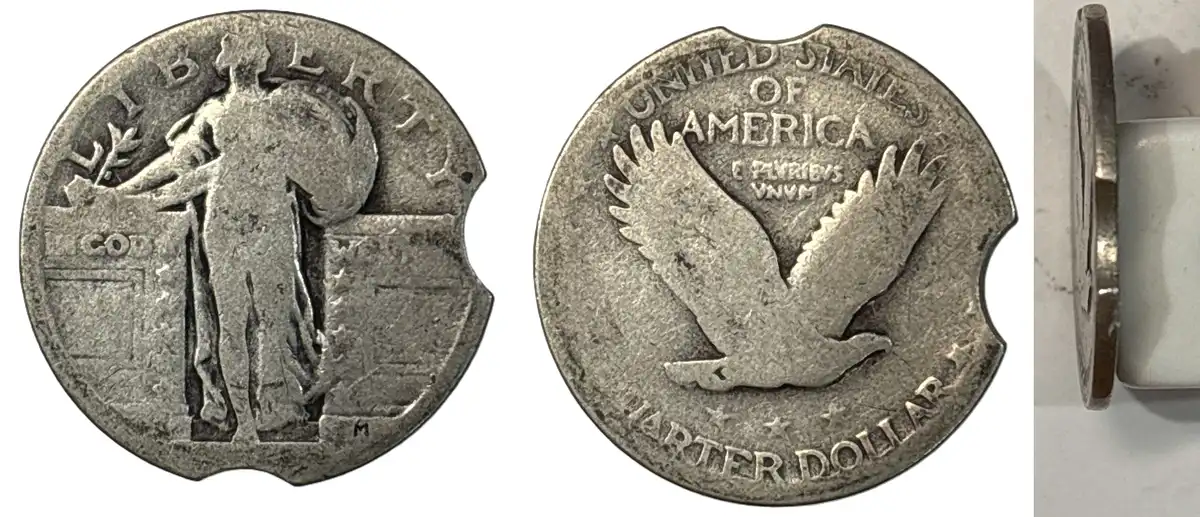 Clipped-Standing-Liberty-Quarter---Another-Example-Of-PMD
