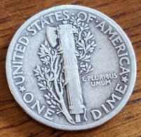 Mercury-Dime-1938?-No-Mint-On-Back