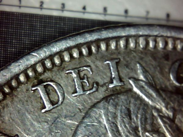 1858-20--Cent---Twisted-E-Of-Dei