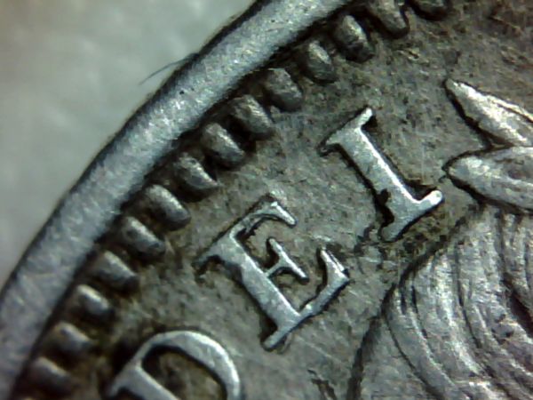 1858-20--Cent---Twisted-E-Of-Dei
