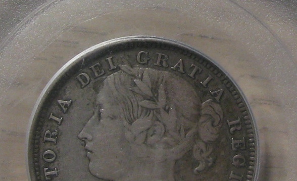 First-Sighting---Blundered-I-On-Dei-1858-20-Cents