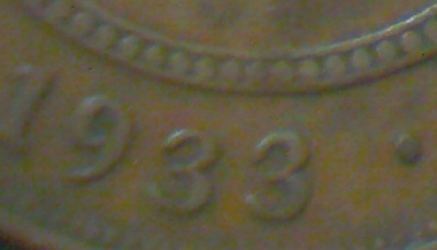 Rare-1933/32-Half-Penny---Yes-Half-Penny!