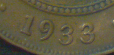 Rare-1933/32-Half-Penny---Yes-Half-Penny!