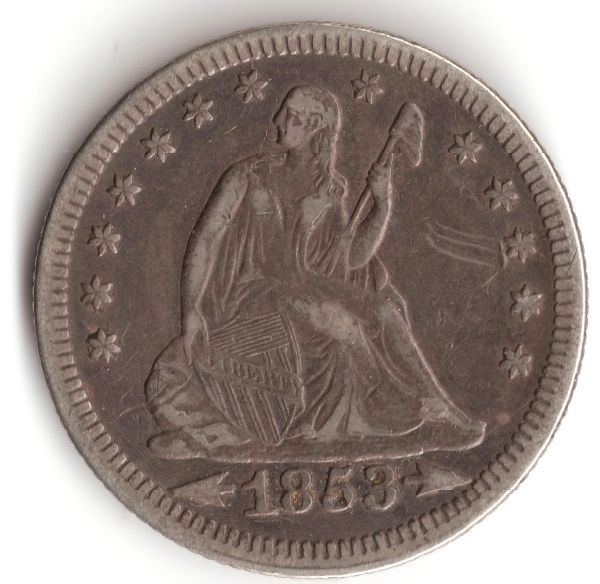 1853-Quarter-,-Obverse-Scrape