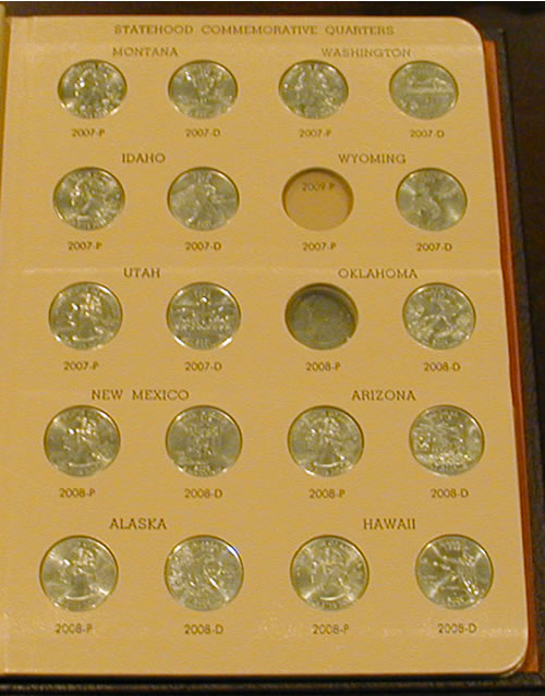 US-Satin-Finish-2005-2010-Coins-In-Dansco-Albums---With-Pix!